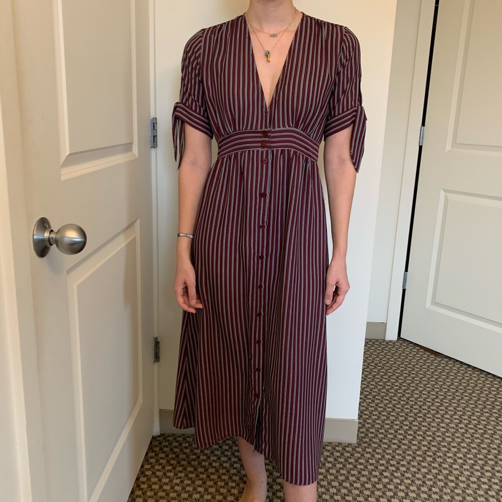 URBAN OUTFITTERS | MAXI STRIPED DRESS